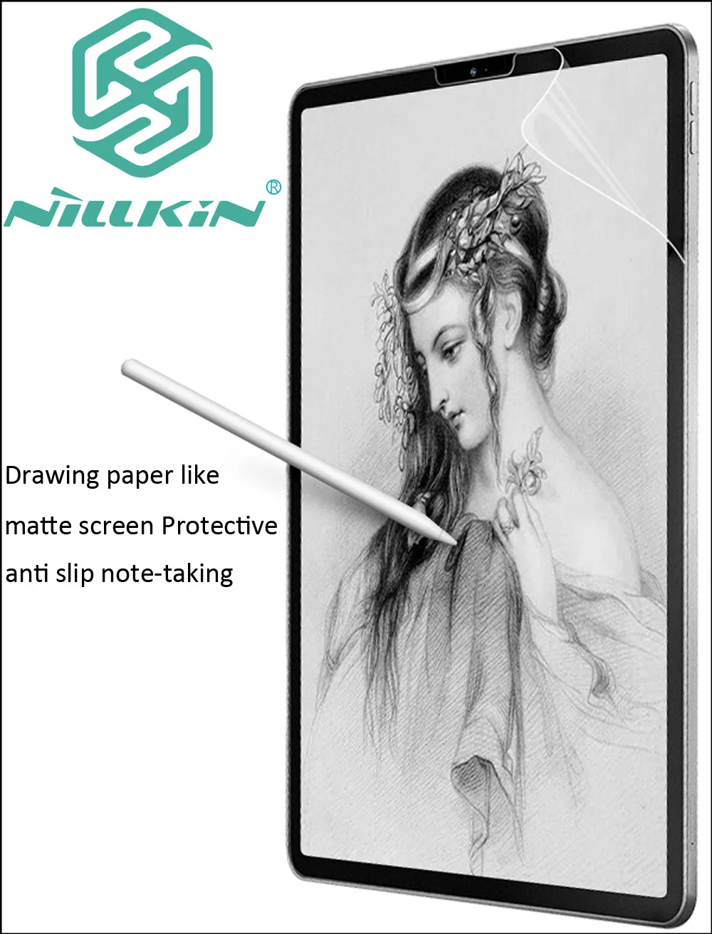 Nillkin AR Drawing paper matte screen Protective Film For iPad Pro 12.9 2018 11 9.7 anti slip note-taking
Nillkin AR Drawing paper matte screen Protective Film For iPad Pro 12.9 2018 11 9.7 anti slip note-taking