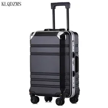 

KLQDZMS 20/24inch PC Rolling Luggage Spinner Travel Suitcase Business Cabin Luggage Men Women Trolley Carry On Bag Wheeled