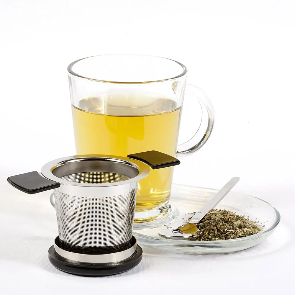 Large Capacity Stainless Steel Tea Infuser - Silicone Covers Handles & Lid Prevent Burns, Spills
Large Capacity Stainless Steel Tea Infuser - Silicone Covers Handles & Lid Prevent Burns, Spills