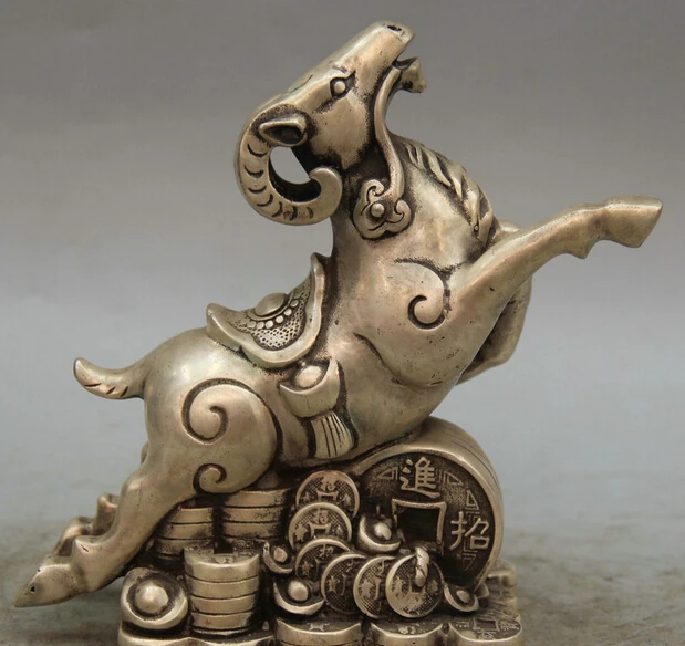 JP S0524 7" Chinese Silver Folk Wealth Fengshui Zodiac Year Sheep Goat Statue Sculpture
JP S0524 7" Chinese Silver Folk Wealth Fengshui Zodiac Year Sheep Goat Statue Sculpture