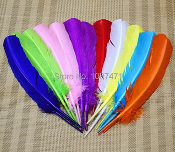Free shipping 100pcs dyed color mix 25-35cm real natural turkey feathers hair extensions accessories for bulk sale craft making
Free shipping 100pcs dyed color mix 25-35cm real natural turkey feathers hair extensions accessories for bulk sale craft making
