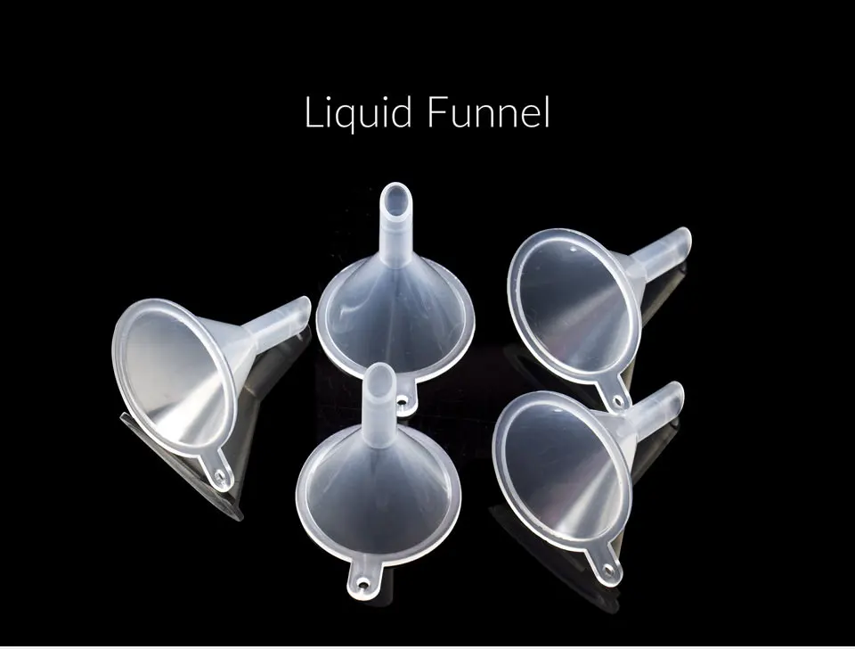 Quartz Banger 5pcs/ Little Plastic Funnels Liquid Diffuser Bottle Mini Oil Funnels for Vape DIY Tools E Cigarette Liquid Bottle