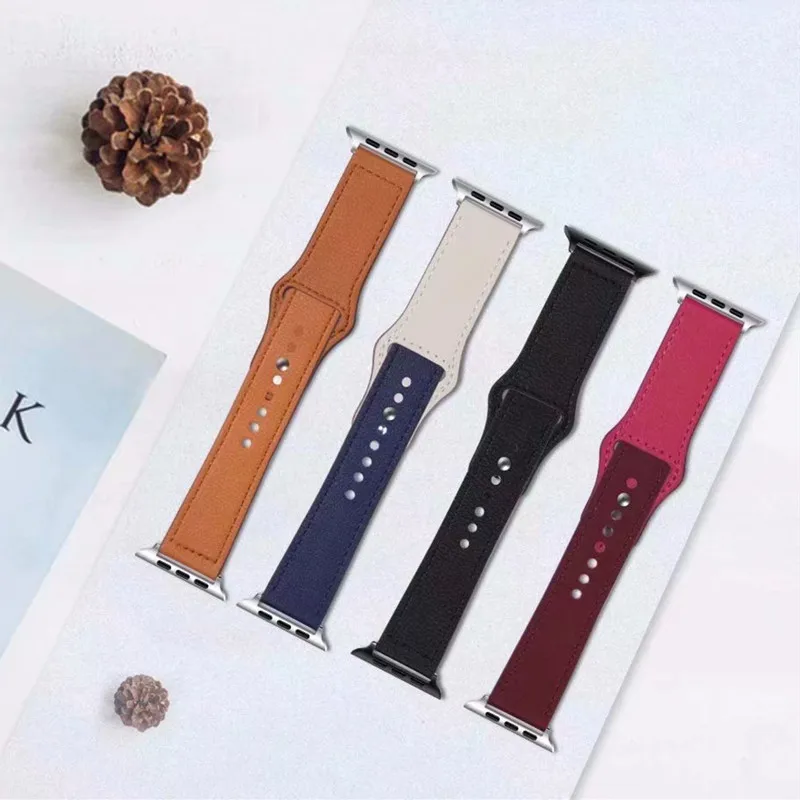 4 Colors Quality Leather Watchband For Apple Watch Band 1/2/3/4 Series 38mm/42mm/40mm/44mm iWatch Replacement Bracelet Strap
4 Colors Quality Leather Watchband For Apple Watch Band 1/2/3/4 Series 38mm/42mm/40mm/44mm iWatch Replacement Bracelet Strap