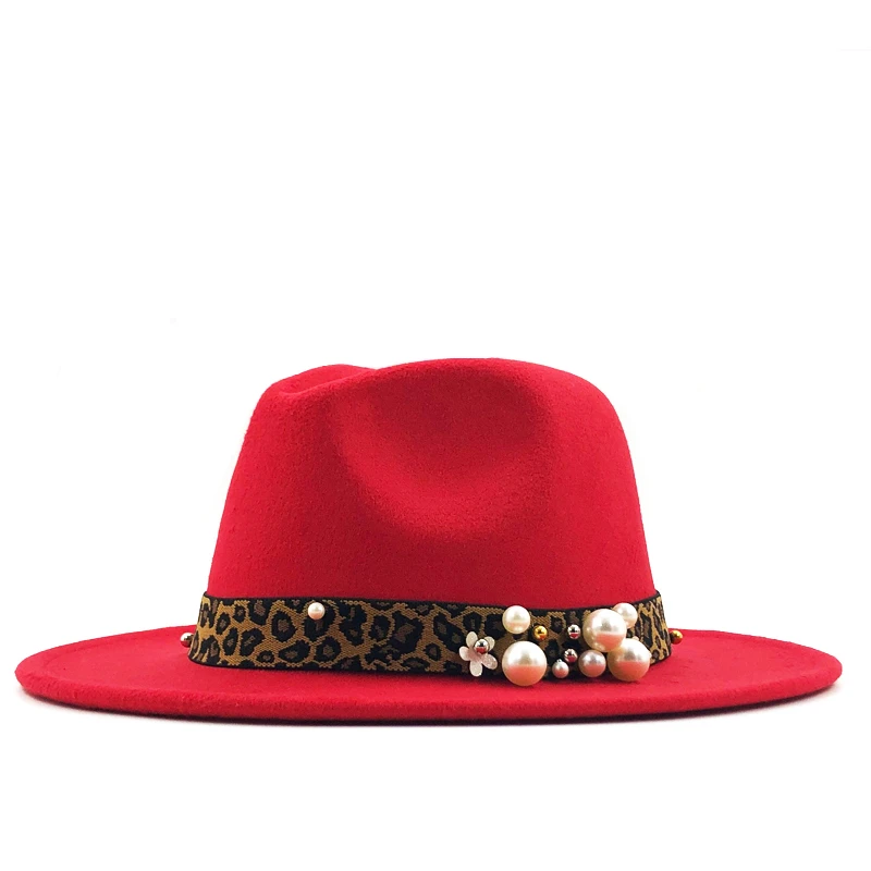 Модная шерстяная Женская фетровая шляпа для зимы и осени Элегантная Дамская