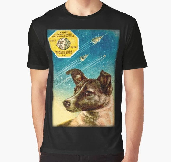 All Over Print 3D Tshirt Men Funny T Shirt Laika the Sputnik 2 Russian Space Dog Graphic T-Shirt
All Over Print 3D Tshirt Men Funny T Shirt Laika the Sputnik 2 Russian Space Dog Graphic T-Shirt