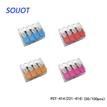 100pcs/lot Replace 221 Series Mini Fast Wire Connectors,Universal Compact Wiring Connector PCT-414 221-414
100pcs/lot Replace 221 Series Mini Fast Wire Connectors,Universal Compact Wiring Connector PCT-414 221-414