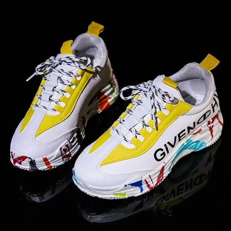 New Women Casual Shoes Boots Breathable Chunky Sneakers Autumn Winter Lace Up Flat Thick bottom Platform Sneakers Women Baskets
New Women Casual Shoes Boots Breathable Chunky Sneakers Autumn Winter Lace Up Flat Thick bottom Platform Sneakers Women Baskets
