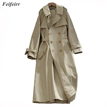 Abrigos Spring Autumn 2019 Korean Fashion thin section double-breasted elegant windbreaker Mujer temperament casual Coat
Abrigos Spring Autumn 2019 Korean Fashion thin section double-breasted elegant windbreaker Mujer temperament casual Coat