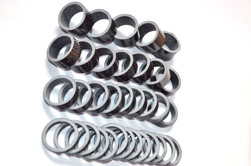 100 pcs Full Carbon Fiber washer bicycle fork stem washer ultra-light wheel fork long washer carbon spacer 5/1015/20mm
100 pcs Full Carbon Fiber washer bicycle fork stem washer ultra-light wheel fork long washer carbon spacer 5/1015/20mm