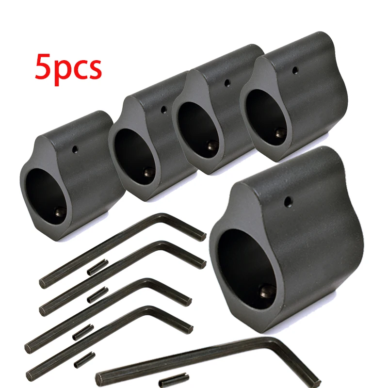 5PCS Hunting Tactical Gun Accessories Aluminum Alloy Gas Block Low Profile Set Screw Standard Barrel 0.750 Inch Inside Diameter
5PCS Hunting Tactical Gun Accessories Aluminum Alloy Gas Block Low Profile Set Screw Standard Barrel 0.750 Inch Inside Diameter