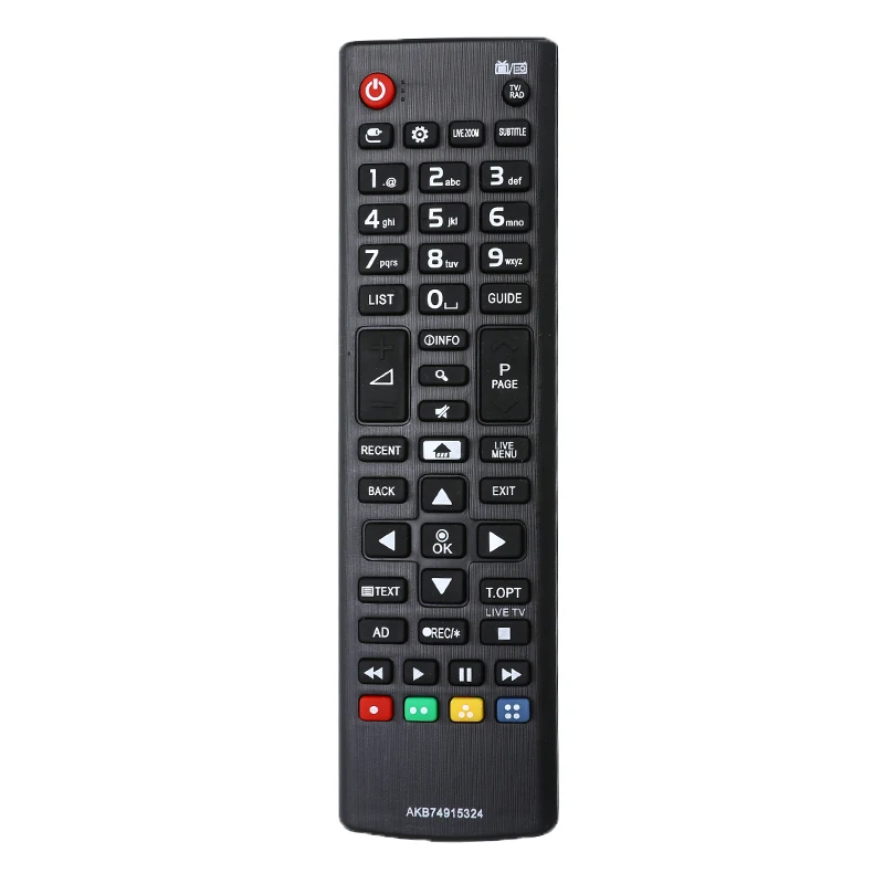 Replacement Smart Wireless Remote Control ABS 433 MHz Television Remote for LG AKB74915324 LED LCD TV Controller Black Universal
Replacement Smart Wireless Remote Control ABS 433 MHz Television Remote for LG AKB74915324 LED LCD TV Controller Black Universal