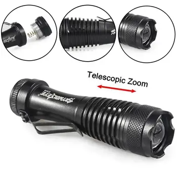 SKYWOLFEYE 6000 Lm XPE LED Flashlight Zoomable Tactical Police Torch 3 Modes Waterproof Focus Mini Light Lamp Lantern
SKYWOLFEYE 6000 Lm XPE LED Flashlight Zoomable Tactical Police Torch 3 Modes Waterproof Focus Mini Light Lamp Lantern