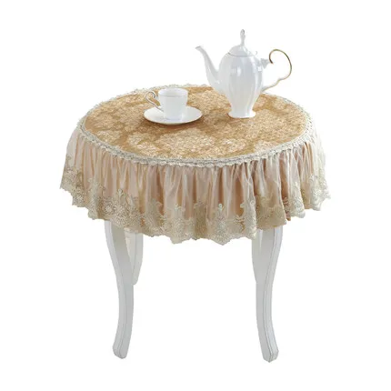 European round tablecloth cover thickening household simple non-slip dust cover coffee table pad tablecloth
European round tablecloth cover thickening household simple non-slip dust cover coffee table pad tablecloth