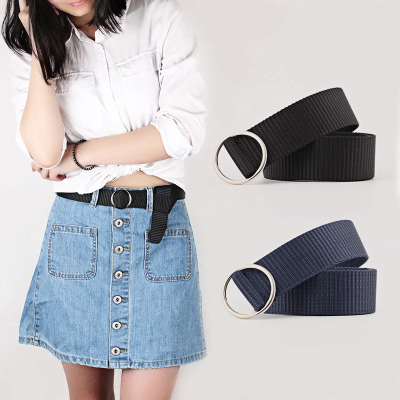 Fashion Canvas Belt for Women Soft Long Adjustable Waist Belts Solid Color Female Waistband Round Buckle Rings Unisex Belt
Fashion Canvas Belt for Women Soft Long Adjustable Waist Belts Solid Color Female Waistband Round Buckle Rings Unisex Belt
