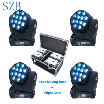 SZB 4 pcs light + flight case packaged led beam moving head light 12x10w equipment DMX DJ Lighting Stage Light/SZB-MH1210A
SZB 4 pcs light + flight case packaged led beam moving head light 12x10w equipment DMX DJ Lighting Stage Light/SZB-MH1210A