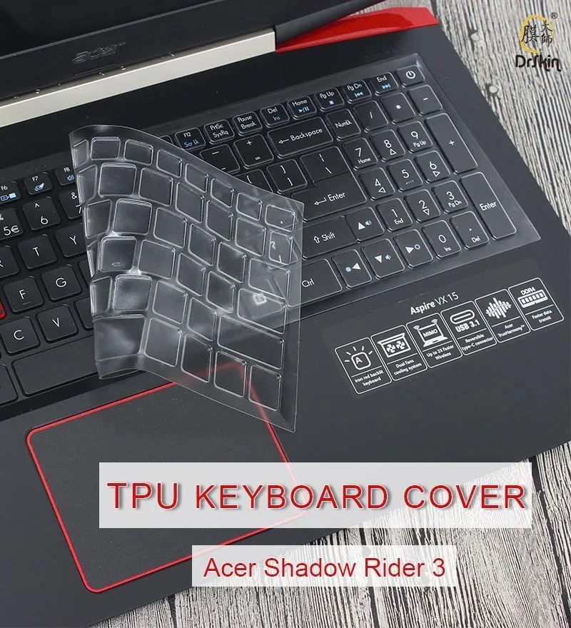 Laptop TPU Ultra-thin keyboard cover for Acer VX5-591G AN515 15.6-Inch Invisible Waterproof dustproof keyboard protector film
Laptop TPU Ultra-thin keyboard cover for Acer VX5-591G AN515 15.6-Inch Invisible Waterproof dustproof keyboard protector film