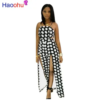 Black White Polka Dot Sexy Jumpsuits For Women Spaghetti Strap Backless Wide Leg Romper Summer Double Side High Split Bodysuits
Black White Polka Dot Sexy Jumpsuits For Women Spaghetti Strap Backless Wide Leg Romper Summer Double Side High Split Bodysuits