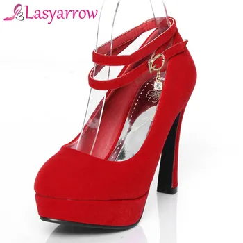 Lasyarrow Brand Shoes Woman High Heels Round Toe Platform Shoes Pumps Ladies Party Wedding Shoes Gladiator Rome Pumps RM572
Lasyarrow Brand Shoes Woman High Heels Round Toe Platform Shoes Pumps Ladies Party Wedding Shoes Gladiator Rome Pumps RM572