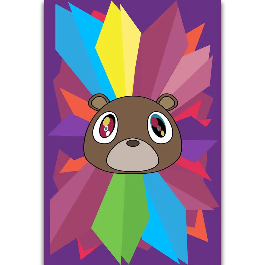 S2408 Kanye West Bear Kaws Paws Rapper Singer Star Wall Art Painting Print On Silk Canvas Poster Home Decoration
S2408 Kanye West Bear Kaws Paws Rapper Singer Star Wall Art Painting Print On Silk Canvas Poster Home Decoration