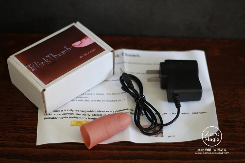 Electronic Magic prop,Flash Thumb Tip Magic Tricks Lighting Magic Gimmick for Professional Magician,Blink Thumb,With Charger
Electronic Magic prop,Flash Thumb Tip Magic Tricks Lighting Magic Gimmick for Professional Magician,Blink Thumb,With Charger