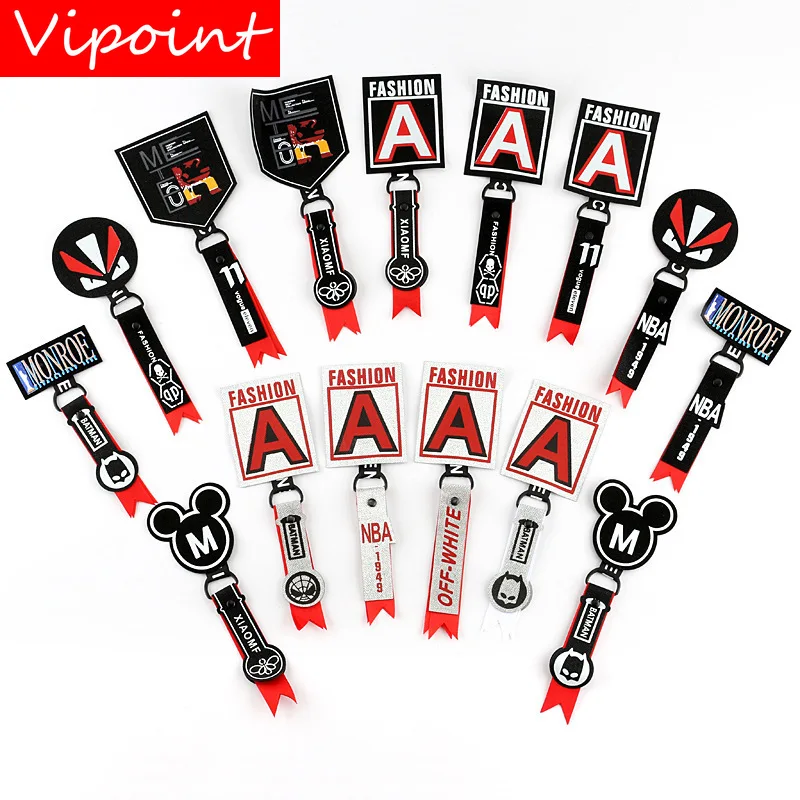 VIPOINT embroidery printed metal patches chain letter patches badges applique patches for clothing YM-68
VIPOINT embroidery printed metal patches chain letter patches badges applique patches for clothing YM-68