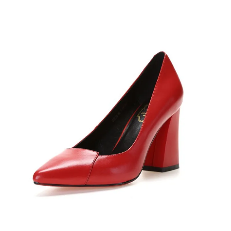 2019 spring and autumn new thick with high-heeled pointed shallow mouth women's shoes red ljj 0418
2019 spring and autumn new thick with high-heeled pointed shallow mouth women's shoes red ljj 0418