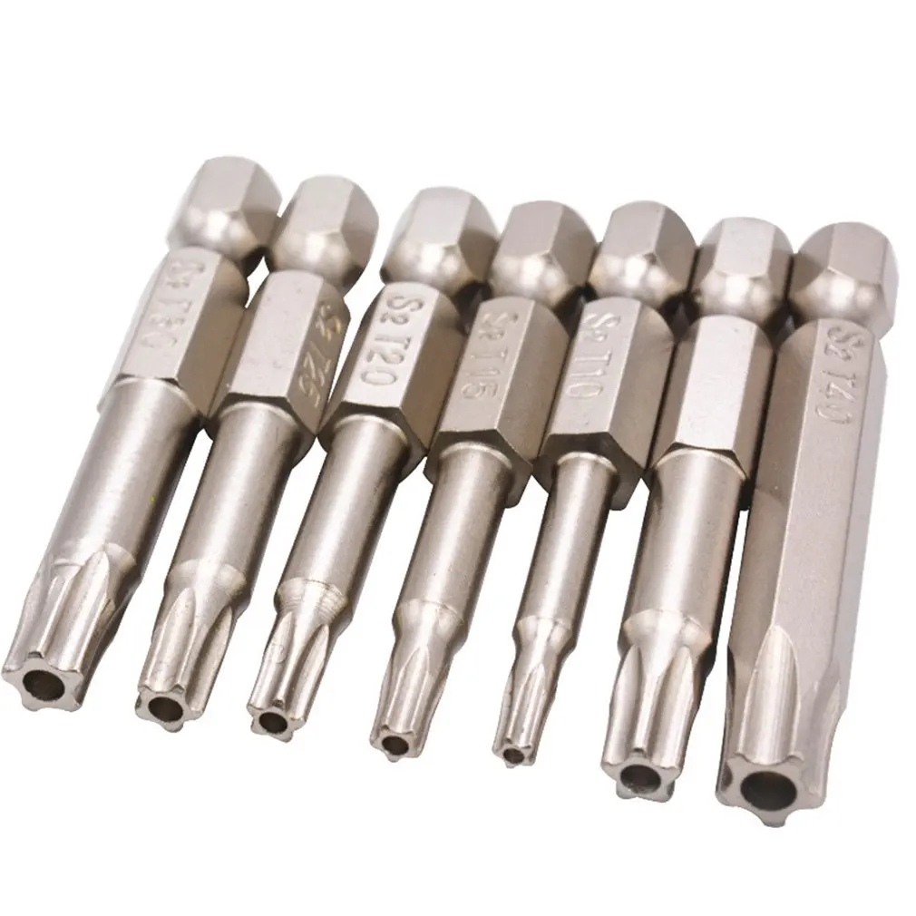 7pcs/1Sets Installed 50mm Magnetic Plum Batch Head Screwdriver Bit Hollow hole Batch of chrome vanadium steel Drill Bit
7pcs/1Sets Installed 50mm Magnetic Plum Batch Head Screwdriver Bit Hollow hole Batch of chrome vanadium steel Drill Bit