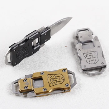 EDC Tactical Handle Knife Portable Pocket Fold Hunting Camping Knives Survival Defences for Mens Multi Tool Small Keychain Black
EDC Tactical Handle Knife Portable Pocket Fold Hunting Camping Knives Survival Defences for Mens Multi Tool Small Keychain Black