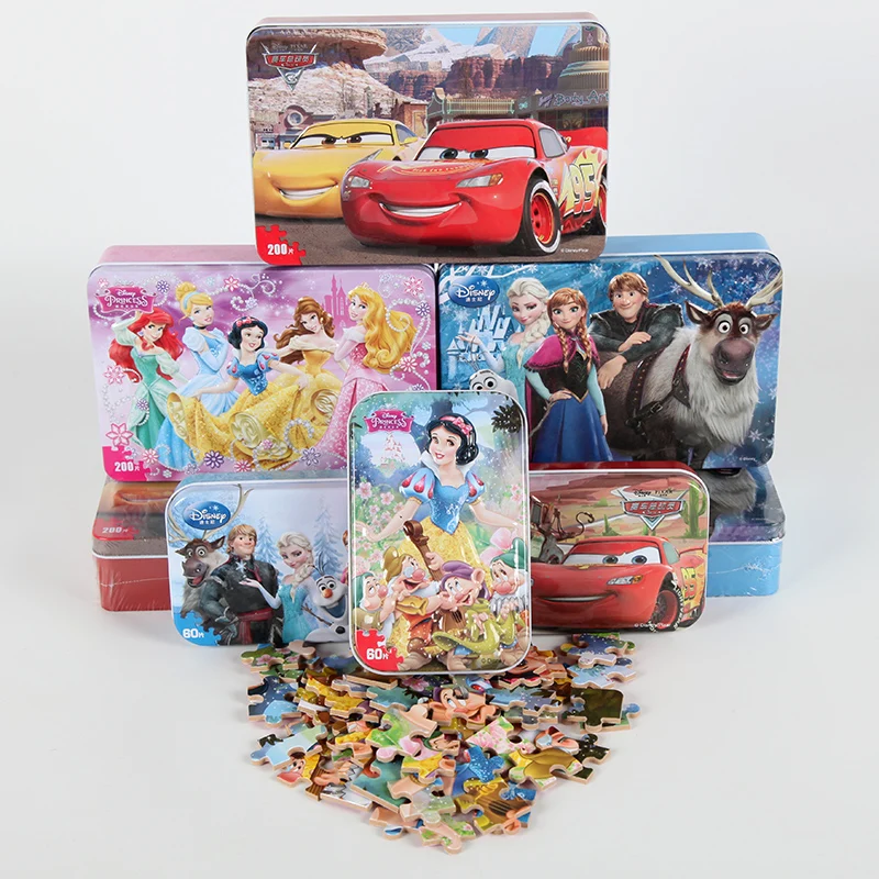 60pcs/set Frozen Cars Iron box Wooden Puzzle kids Birthday Party Gifts toy Supplies Early Education Enlightenment Jigsaw
60pcs/set Frozen Cars Iron box Wooden Puzzle kids Birthday Party Gifts toy Supplies Early Education Enlightenment Jigsaw