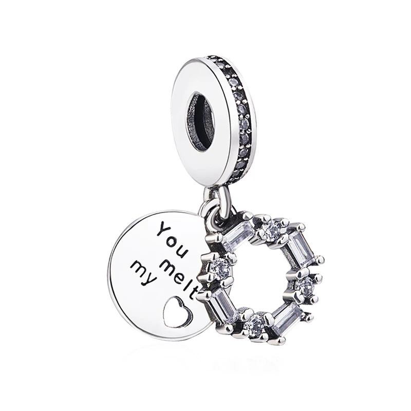 S925 Silver Charm You Melt My Heart Pendant Bead Fit Sterling Silver Original Pandora Bracelets Bangles Christmas Gift
S925 Silver Charm You Melt My Heart Pendant Bead Fit Sterling Silver Original Pandora Bracelets Bangles Christmas Gift
