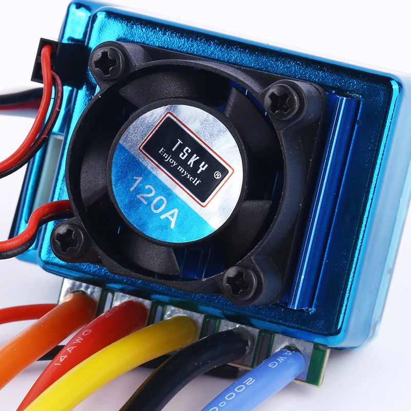 Toy Cars Parts 120A Sensored Brushless ESC Speed Controller for 1/16 1/10 1/12 RC Car Crawler
Toy Cars Parts 120A Sensored Brushless ESC Speed Controller for 1/16 1/10 1/12 RC Car Crawler