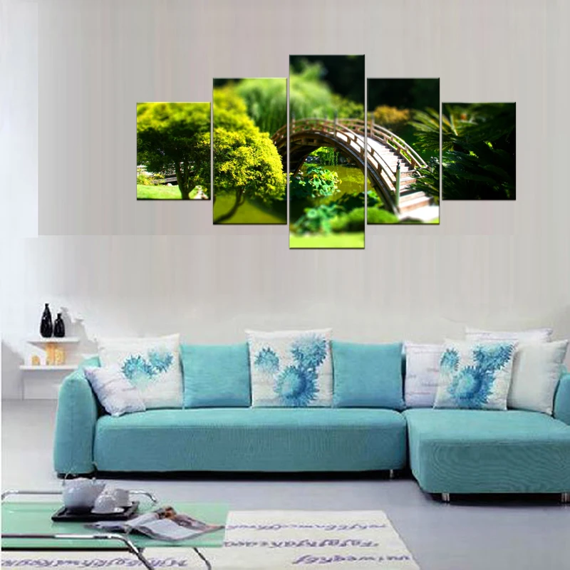 5 Pieces The Beauty Of The Poetic Wood Bridge Scenery Through Forest Modern Wall Art Picture Print Painting For Bedroom Frame
5 Pieces The Beauty Of The Poetic Wood Bridge Scenery Through Forest Modern Wall Art Picture Print Painting For Bedroom Frame
