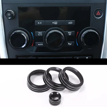 4 Pces Black Aluminum Air Conditioner Volume Rotating Cover Trim For Land Rover Discovery Sports 2015-2017 Car Accessories
4 Pces Black Aluminum Air Conditioner Volume Rotating Cover Trim For Land Rover Discovery Sports 2015-2017 Car Accessories