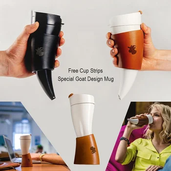 Portable Goat Horns Vacuum Flasks Quality Stainless Steel Creative Couple Coffee Cups Travel Personality Water Bottles Drinkware
Portable Goat Horns Vacuum Flasks Quality Stainless Steel Creative Couple Coffee Cups Travel Personality Water Bottles Drinkware