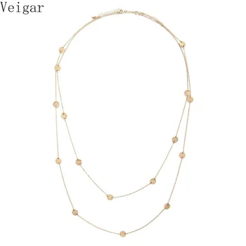 Long Tassel Necklace Round Pendants Necklaces for Women 2018 Fashion Jewelry Ladies Party Necklace Gold Silver Color
Long Tassel Necklace Round Pendants Necklaces for Women 2018 Fashion Jewelry Ladies Party Necklace Gold Silver Color