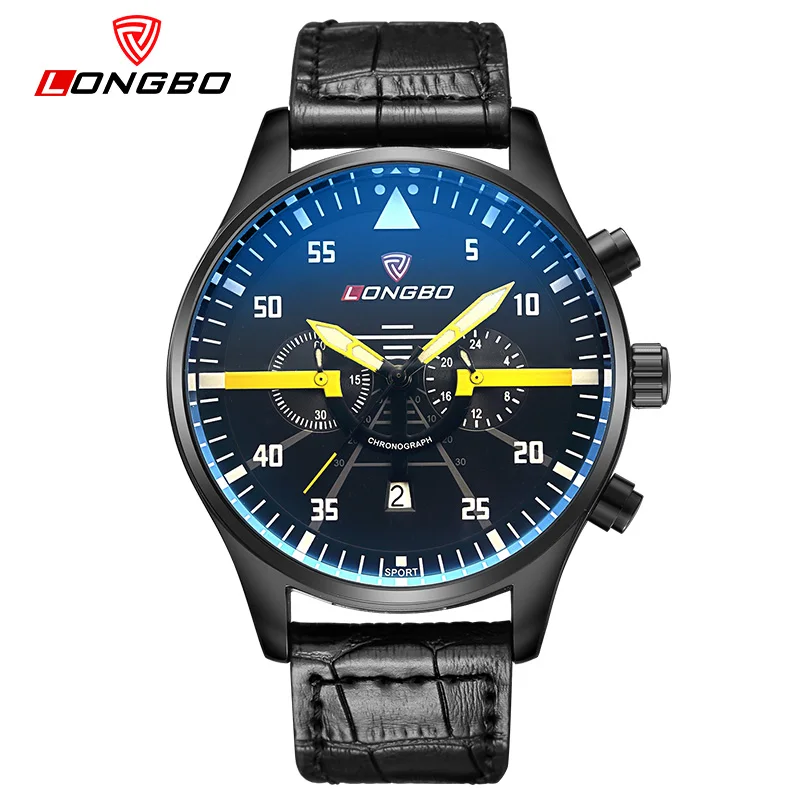 LONGBO Fashion Men Genuine Leather Watch Sports Quartz Watches Men Male Leisure Clock Military Watch Relogio Masculino Hot 80175
LONGBO Fashion Men Genuine Leather Watch Sports Quartz Watches Men Male Leisure Clock Military Watch Relogio Masculino Hot 80175