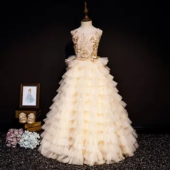 High-end Chilldren Ball Gown First Holy Communion Dress Birthday Party Gown Mesh Spliced Appliques Dress Modis Vestidos Y1660
High-end Chilldren Ball Gown First Holy Communion Dress Birthday Party Gown Mesh Spliced Appliques Dress Modis Vestidos Y1660