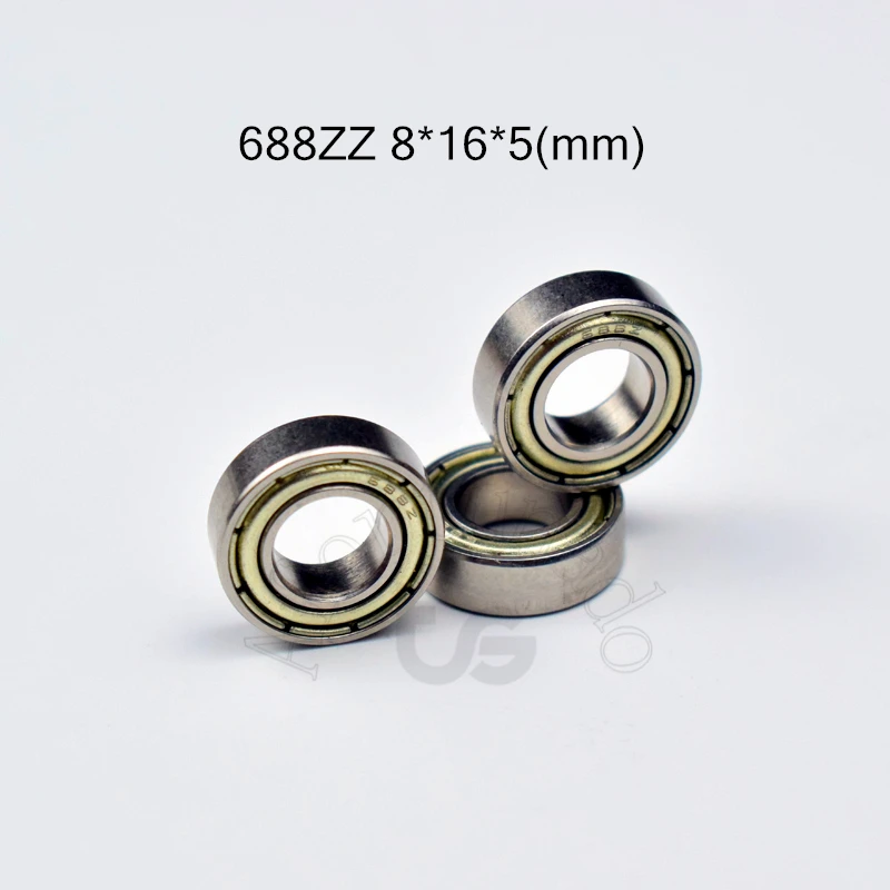 Bearing 10pcs 688ZZ 8*16*5(mm) free shipping chrome steel Metal Sealed High speed Mechanical equipment parts
Bearing 10pcs 688ZZ 8*16*5(mm) free shipping chrome steel Metal Sealed High speed Mechanical equipment parts