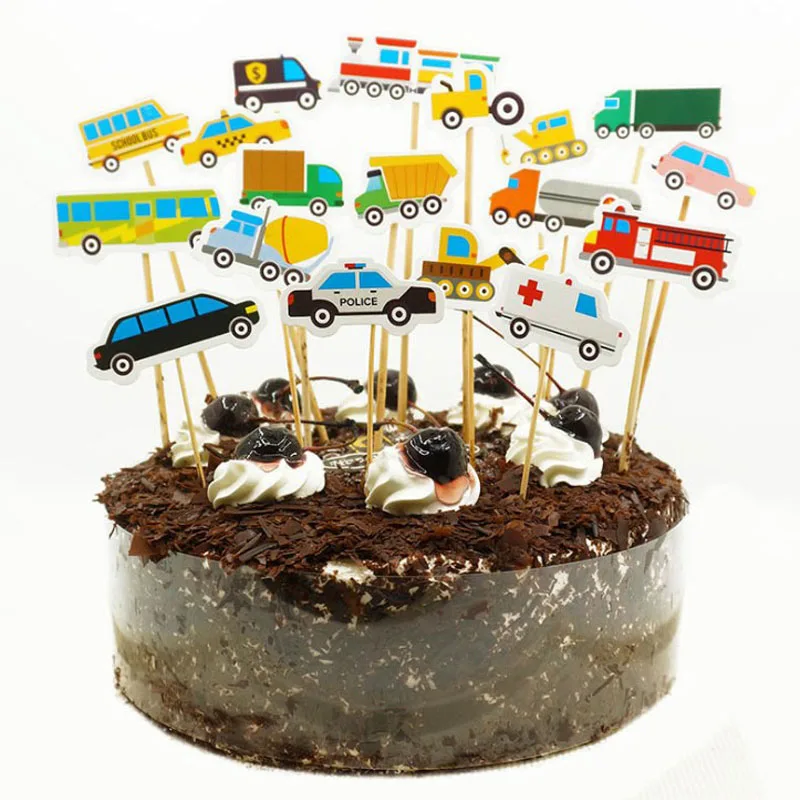 1 Set Creative Cars Engineering Trucks Collection Cake Topper with Toothpick for Party Decoration
1 Set Creative Cars Engineering Trucks Collection Cake Topper with Toothpick for Party Decoration