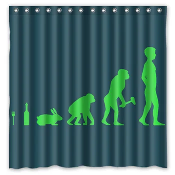 Theory of Evolution Waterproof Fabric Bath Shower Curtain Mildewproof Polyester Bathroom Curtains with Hooks 72"x72"
Theory of Evolution Waterproof Fabric Bath Shower Curtain Mildewproof Polyester Bathroom Curtains with Hooks 72"x72"