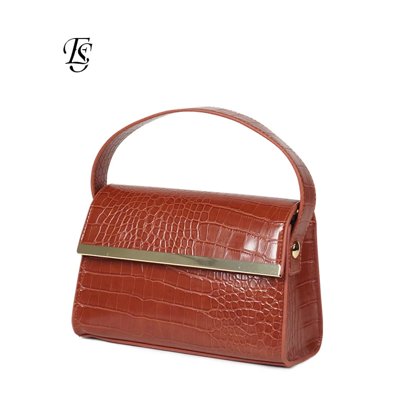 E.SHUNFA brand 2019 new crocodile pattern female handbag cover type solid color wild woman shoulder crossbody bag brown black
E.SHUNFA brand 2019 new crocodile pattern female handbag cover type solid color wild woman shoulder crossbody bag brown black