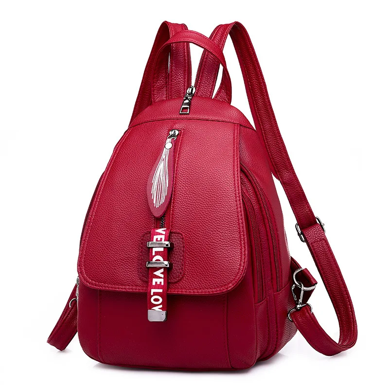 Women Pu Leather Backpack for Ladies Multifunction Waterproof Rucksack Chest Bags Back&red Short Trip Bags High Quality Daypack
Women Pu Leather Backpack for Ladies Multifunction Waterproof Rucksack Chest Bags Back&red Short Trip Bags High Quality Daypack
