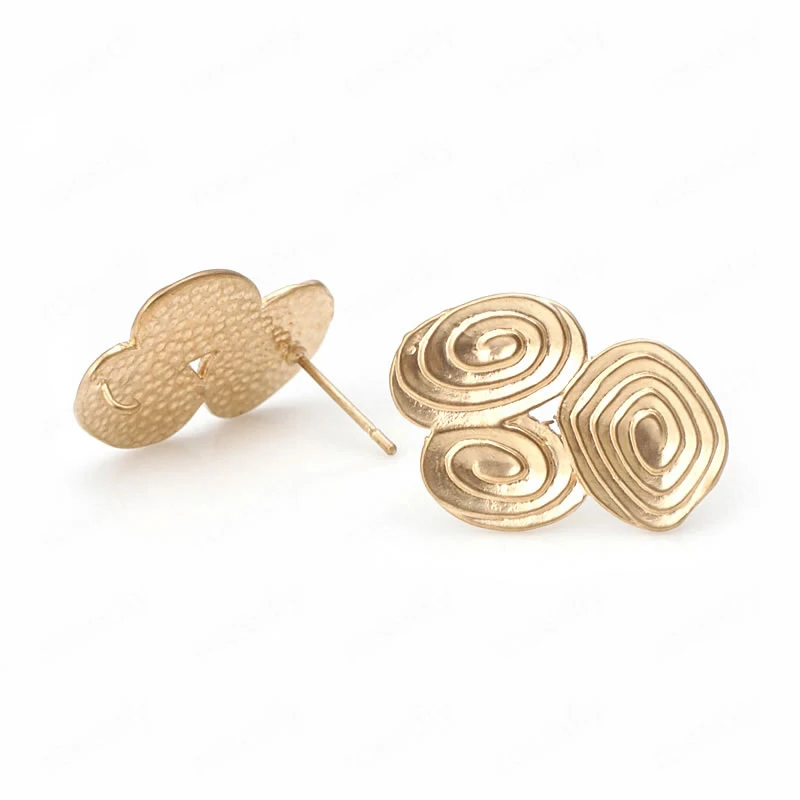 (31905)10PCS 22*15MM 24K Champagne Gold Color Brass Curl Pattern Stud Earrings High Quality Diy Jewelry Findings Accessories
(31905)10PCS 22*15MM 24K Champagne Gold Color Brass Curl Pattern Stud Earrings High Quality Diy Jewelry Findings Accessories