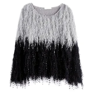 Jumper New Arrival Regular Standard Full Color Tassel Knitting Winter New Europe And America 2019 Loose Sleeve Pullover Sweater
Jumper New Arrival Regular Standard Full Color Tassel Knitting Winter New Europe And America 2019 Loose Sleeve Pullover Sweater