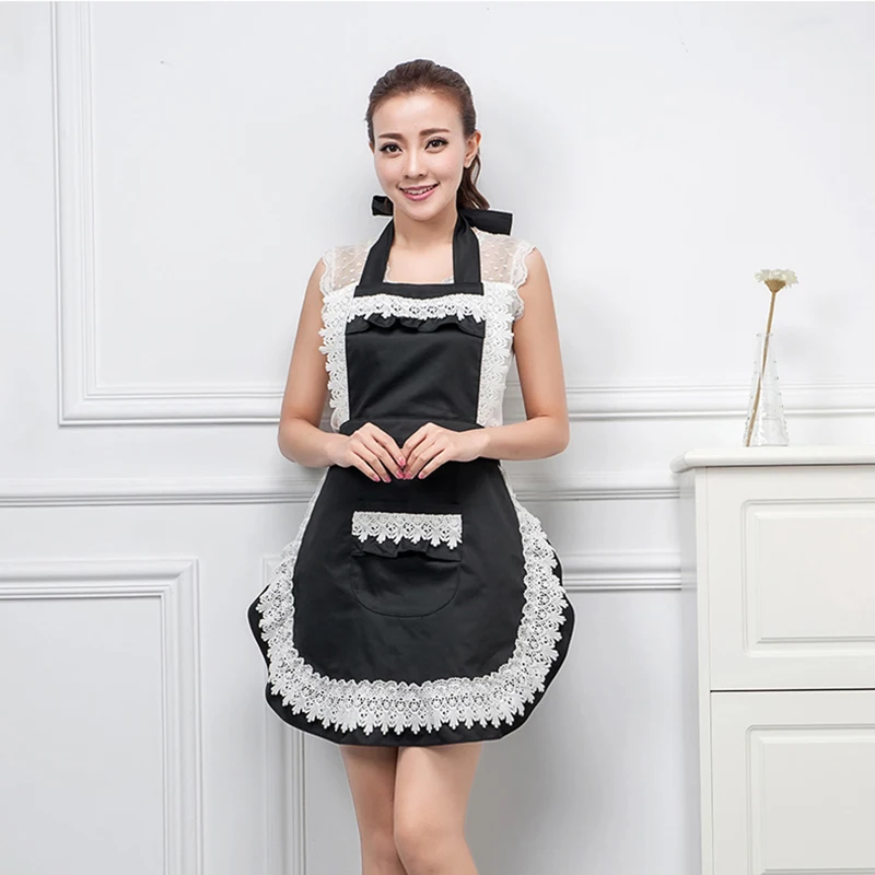 1-5 pcs Woman Ladies Adult Retro Lace Maid Sexy Apron Dress Kitchen Household Waist Bib Cleaning BBQ Work Aprons Pink Black Red
1-5 pcs Woman Ladies Adult Retro Lace Maid Sexy Apron Dress Kitchen Household Waist Bib Cleaning BBQ Work Aprons Pink Black Red