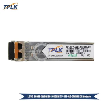 1pair 1.25G 80KM CWDM LC 1610NM SFP optical module TP-SFP-GE-CWDM-ZX SFP Transceiver module duplex LC connector singlemode
1pair 1.25G 80KM CWDM LC 1610NM SFP optical module TP-SFP-GE-CWDM-ZX SFP Transceiver module duplex LC connector singlemode