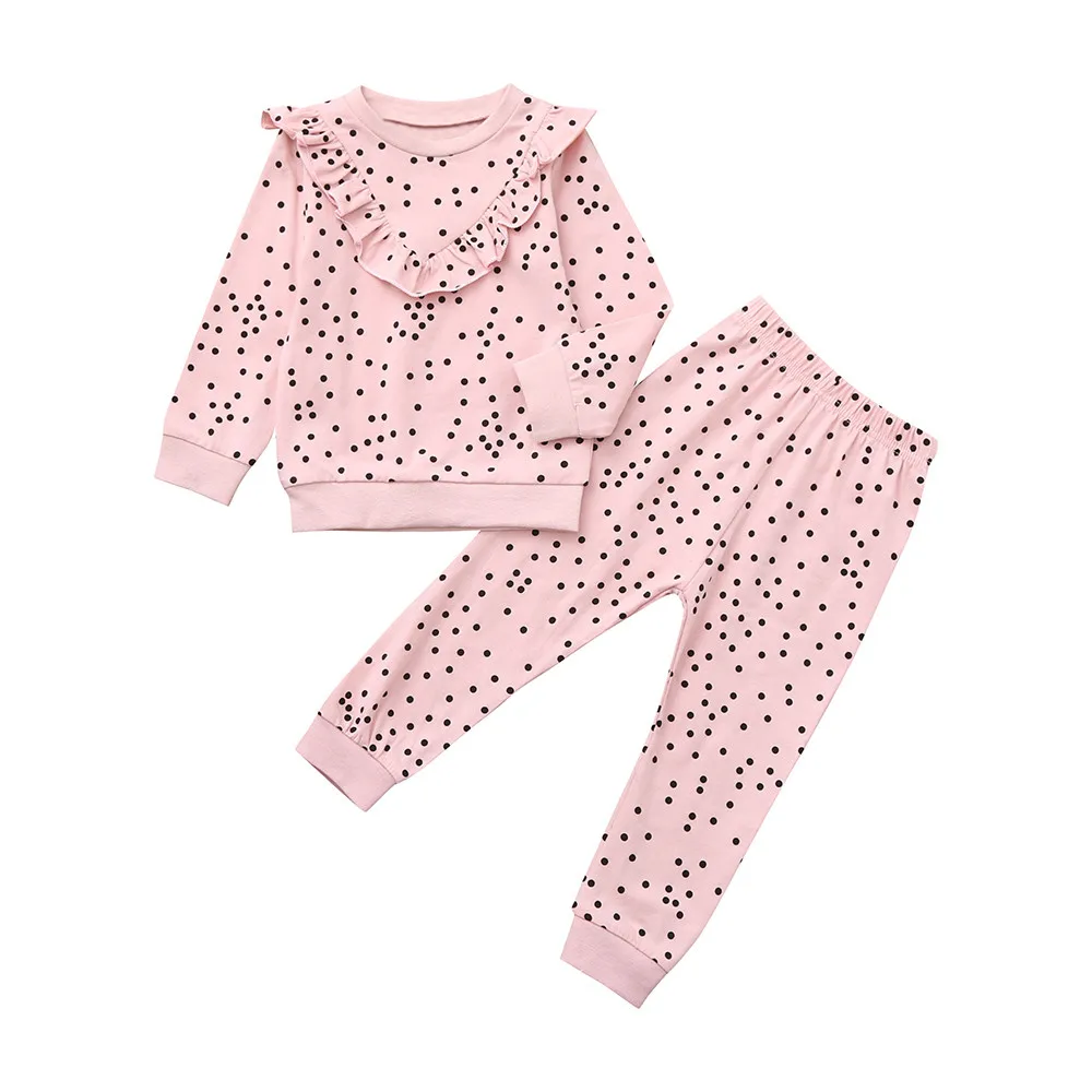 Toddler Kids Baby Girl Polka Dot Ruffled T shirt Tops Pants Clothes Outfits Set Costume pink Rompers warm Toddler Kids Baby Girl
Toddler Kids Baby Girl Polka Dot Ruffled T shirt Tops Pants Clothes Outfits Set Costume pink Rompers warm Toddler Kids Baby Girl