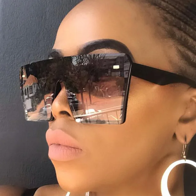 Oversized Square FlatTop Sunglasses Men Women Fashion Shades UV400 Vintage Glasses 47238
Oversized Square FlatTop Sunglasses Men Women Fashion Shades UV400 Vintage Glasses 47238