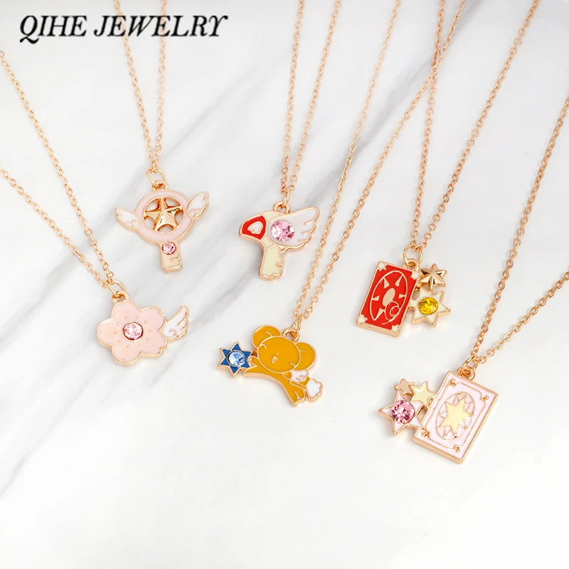 Necklaces & pendants Card Captor Sakura Kuluo card Sakura card Kero necklace Japanese anime necklace Jewelry for women
Necklaces & pendants Card Captor Sakura Kuluo card Sakura card Kero necklace Japanese anime necklace Jewelry for women