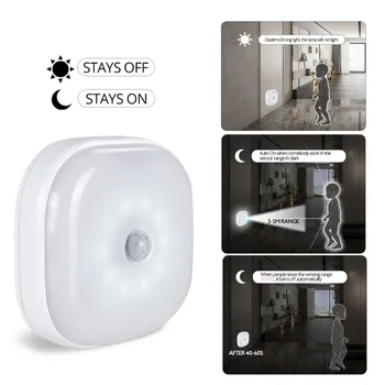 Night Light Infrared PIR Motion Sensor 4.5V Battery Type White Black Washroom Wireless Light For Bedroom
Night Light Infrared PIR Motion Sensor 4.5V Battery Type White Black Washroom Wireless Light For Bedroom